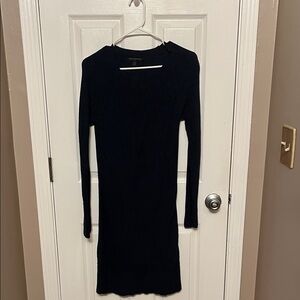 Banana Republic Black Long Sleeve Dress